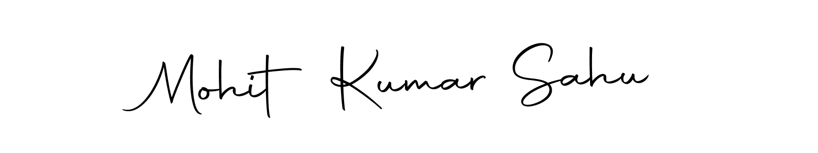 Also we have Mohit Kumar Sahu name is the best signature style. Create professional handwritten signature collection using Autography-DOLnW autograph style. Mohit Kumar Sahu signature style 10 images and pictures png
