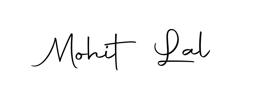 How to make Mohit Lal name signature. Use Autography-DOLnW style for creating short signs online. This is the latest handwritten sign. Mohit Lal signature style 10 images and pictures png