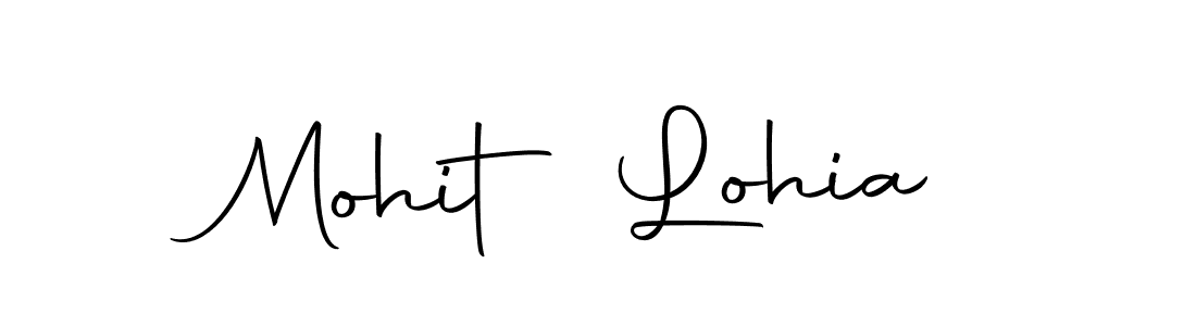 Also we have Mohit Lohia name is the best signature style. Create professional handwritten signature collection using Autography-DOLnW autograph style. Mohit Lohia signature style 10 images and pictures png