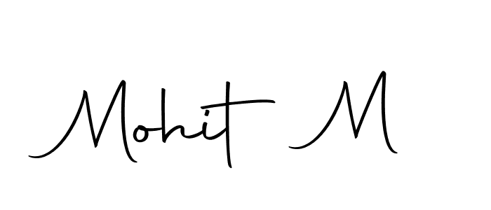 Once you've used our free online signature maker to create your best signature Autography-DOLnW style, it's time to enjoy all of the benefits that Mohit M name signing documents. Mohit M signature style 10 images and pictures png