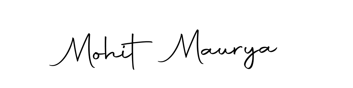 Make a beautiful signature design for name Mohit Maurya. With this signature (Autography-DOLnW) style, you can create a handwritten signature for free. Mohit Maurya signature style 10 images and pictures png