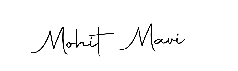 Design your own signature with our free online signature maker. With this signature software, you can create a handwritten (Autography-DOLnW) signature for name Mohit Mavi. Mohit Mavi signature style 10 images and pictures png