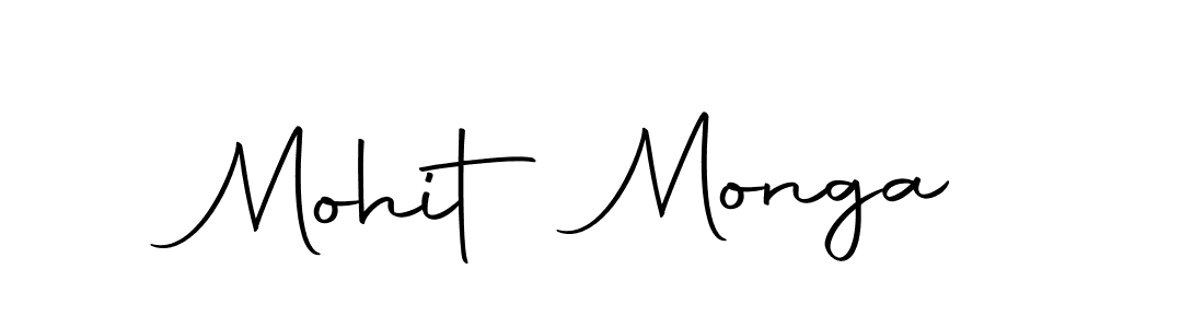 Make a beautiful signature design for name Mohit Monga. With this signature (Autography-DOLnW) style, you can create a handwritten signature for free. Mohit Monga signature style 10 images and pictures png