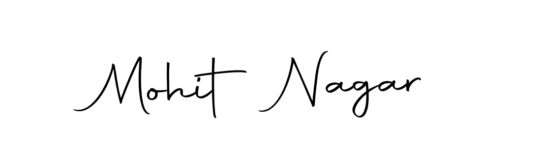 Create a beautiful signature design for name Mohit Nagar. With this signature (Autography-DOLnW) fonts, you can make a handwritten signature for free. Mohit Nagar signature style 10 images and pictures png