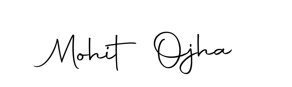 Make a beautiful signature design for name Mohit Ojha. With this signature (Autography-DOLnW) style, you can create a handwritten signature for free. Mohit Ojha signature style 10 images and pictures png