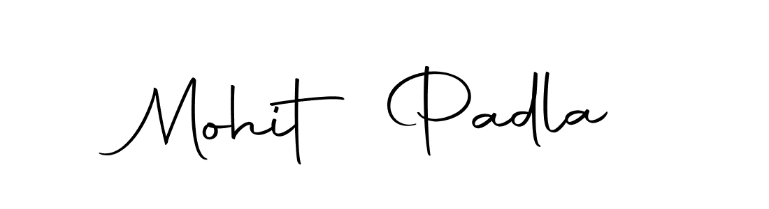 Create a beautiful signature design for name Mohit Padla. With this signature (Autography-DOLnW) fonts, you can make a handwritten signature for free. Mohit Padla signature style 10 images and pictures png