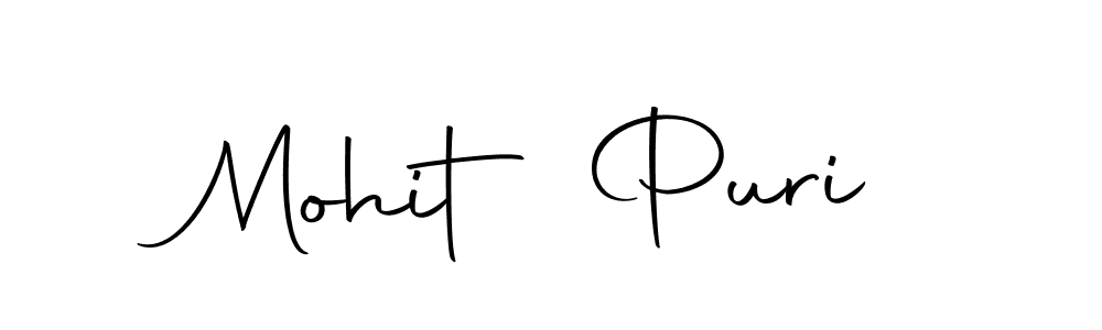 Make a short Mohit Puri signature style. Manage your documents anywhere anytime using Autography-DOLnW. Create and add eSignatures, submit forms, share and send files easily. Mohit Puri signature style 10 images and pictures png
