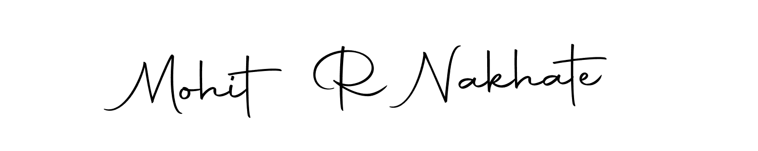 The best way (Autography-DOLnW) to make a short signature is to pick only two or three words in your name. The name Mohit R Nakhate include a total of six letters. For converting this name. Mohit R Nakhate signature style 10 images and pictures png