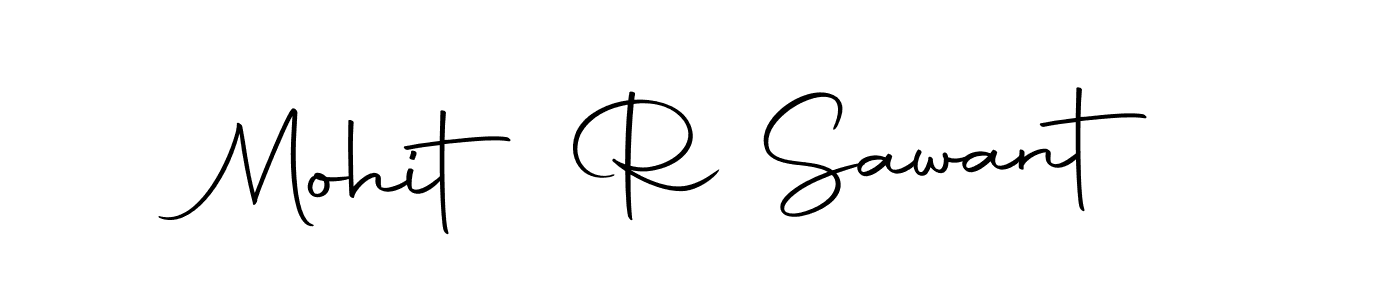 Create a beautiful signature design for name Mohit R Sawant. With this signature (Autography-DOLnW) fonts, you can make a handwritten signature for free. Mohit R Sawant signature style 10 images and pictures png