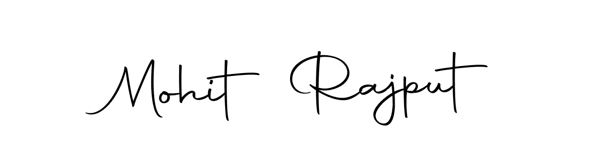 Create a beautiful signature design for name Mohit Rajput. With this signature (Autography-DOLnW) fonts, you can make a handwritten signature for free. Mohit Rajput signature style 10 images and pictures png
