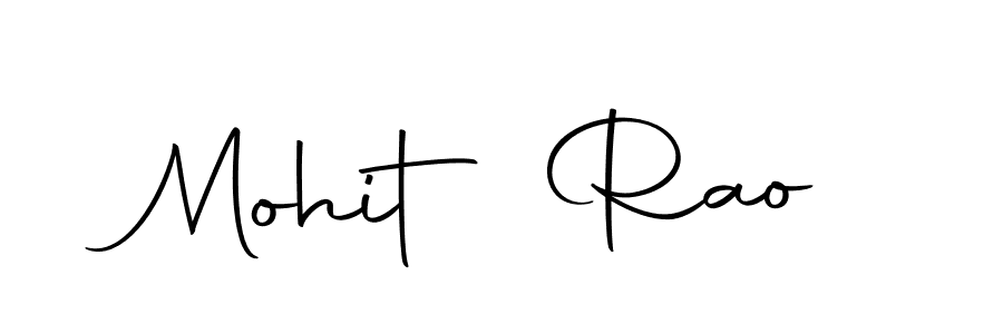 How to make Mohit Rao name signature. Use Autography-DOLnW style for creating short signs online. This is the latest handwritten sign. Mohit Rao signature style 10 images and pictures png