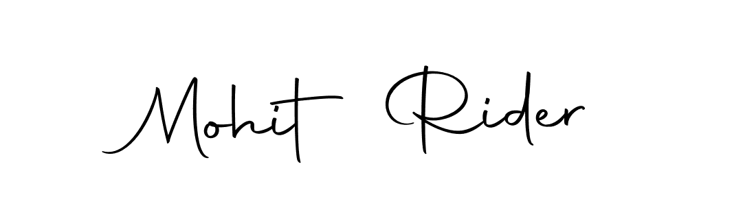 Make a beautiful signature design for name Mohit Rider. Use this online signature maker to create a handwritten signature for free. Mohit Rider signature style 10 images and pictures png