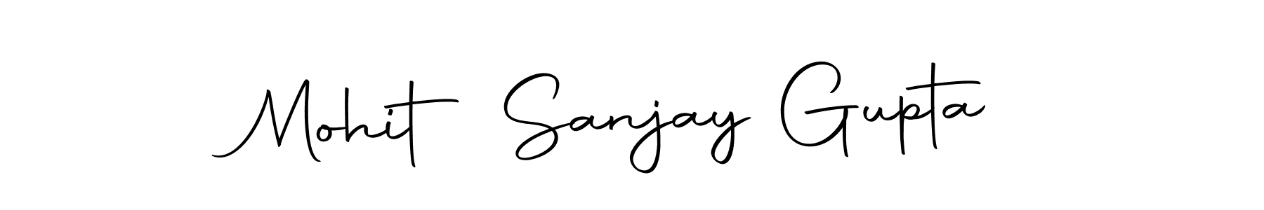 Also we have Mohit Sanjay Gupta name is the best signature style. Create professional handwritten signature collection using Autography-DOLnW autograph style. Mohit Sanjay Gupta signature style 10 images and pictures png