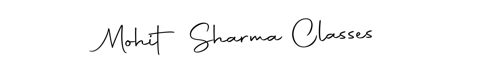 Use a signature maker to create a handwritten signature online. With this signature software, you can design (Autography-DOLnW) your own signature for name Mohit Sharma Classes. Mohit Sharma Classes signature style 10 images and pictures png
