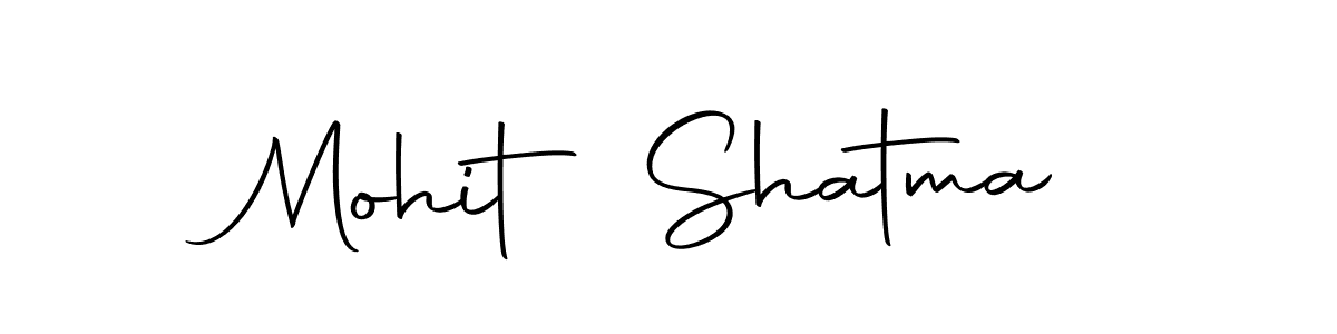 Use a signature maker to create a handwritten signature online. With this signature software, you can design (Autography-DOLnW) your own signature for name Mohit Shatma. Mohit Shatma signature style 10 images and pictures png
