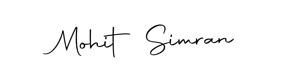 This is the best signature style for the Mohit Simran name. Also you like these signature font (Autography-DOLnW). Mix name signature. Mohit Simran signature style 10 images and pictures png