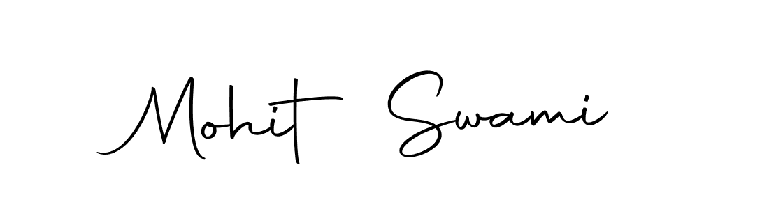 Create a beautiful signature design for name Mohit Swami. With this signature (Autography-DOLnW) fonts, you can make a handwritten signature for free. Mohit Swami signature style 10 images and pictures png