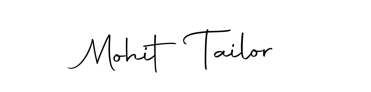 Design your own signature with our free online signature maker. With this signature software, you can create a handwritten (Autography-DOLnW) signature for name Mohit Tailor. Mohit Tailor signature style 10 images and pictures png