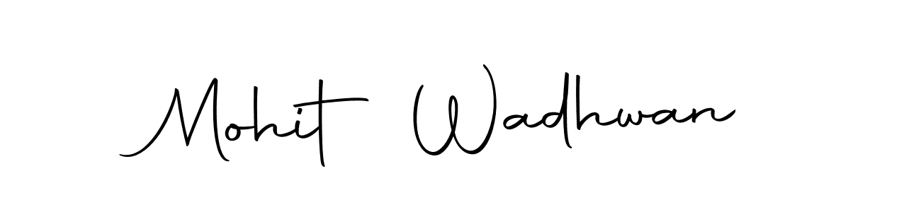 Make a beautiful signature design for name Mohit Wadhwan. Use this online signature maker to create a handwritten signature for free. Mohit Wadhwan signature style 10 images and pictures png
