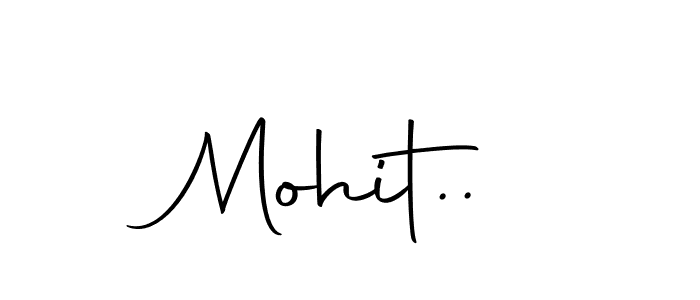 Make a beautiful signature design for name Mohit... Use this online signature maker to create a handwritten signature for free. Mohit.. signature style 10 images and pictures png