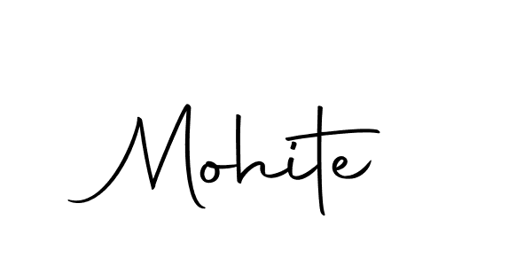 Use a signature maker to create a handwritten signature online. With this signature software, you can design (Autography-DOLnW) your own signature for name Mohite. Mohite signature style 10 images and pictures png