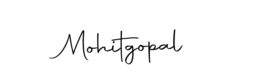 How to make Mohitgopal name signature. Use Autography-DOLnW style for creating short signs online. This is the latest handwritten sign. Mohitgopal signature style 10 images and pictures png