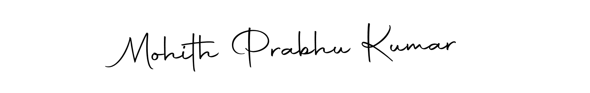 The best way (Autography-DOLnW) to make a short signature is to pick only two or three words in your name. The name Mohith Prabhu Kumar include a total of six letters. For converting this name. Mohith Prabhu Kumar signature style 10 images and pictures png