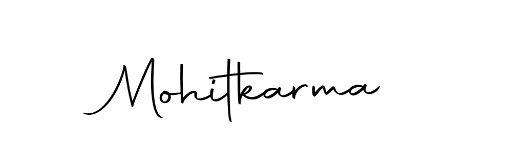 Similarly Autography-DOLnW is the best handwritten signature design. Signature creator online .You can use it as an online autograph creator for name Mohitkarma. Mohitkarma signature style 10 images and pictures png
