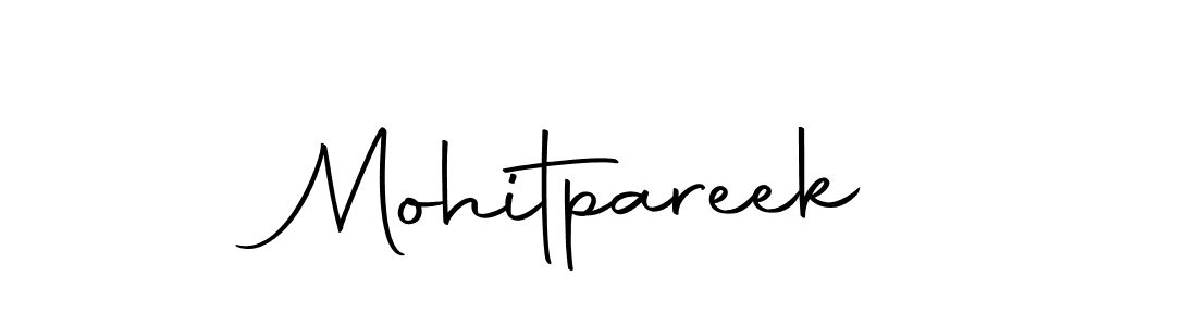 Use a signature maker to create a handwritten signature online. With this signature software, you can design (Autography-DOLnW) your own signature for name Mohitpareek. Mohitpareek signature style 10 images and pictures png