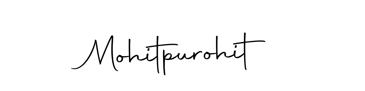 Design your own signature with our free online signature maker. With this signature software, you can create a handwritten (Autography-DOLnW) signature for name Mohitpurohit. Mohitpurohit signature style 10 images and pictures png