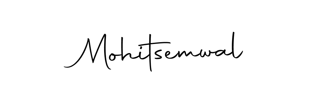 Similarly Autography-DOLnW is the best handwritten signature design. Signature creator online .You can use it as an online autograph creator for name Mohitsemwal. Mohitsemwal signature style 10 images and pictures png