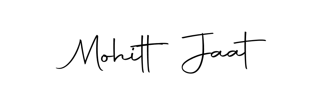 Create a beautiful signature design for name Mohitt Jaat. With this signature (Autography-DOLnW) fonts, you can make a handwritten signature for free. Mohitt Jaat signature style 10 images and pictures png