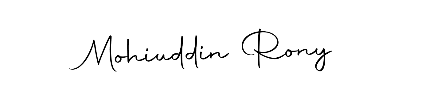 Mohiuddin Rony stylish signature style. Best Handwritten Sign (Autography-DOLnW) for my name. Handwritten Signature Collection Ideas for my name Mohiuddin Rony. Mohiuddin Rony signature style 10 images and pictures png