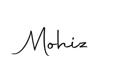 How to make Mohiz name signature. Use Autography-DOLnW style for creating short signs online. This is the latest handwritten sign. Mohiz signature style 10 images and pictures png