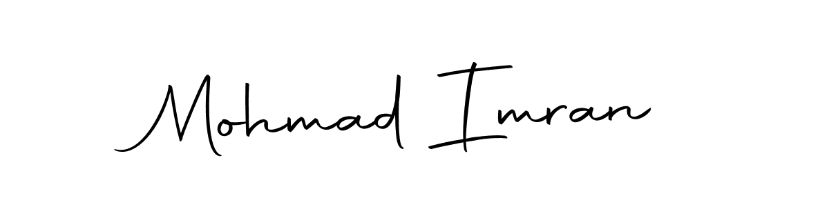 You should practise on your own different ways (Autography-DOLnW) to write your name (Mohmad Imran) in signature. don't let someone else do it for you. Mohmad Imran signature style 10 images and pictures png