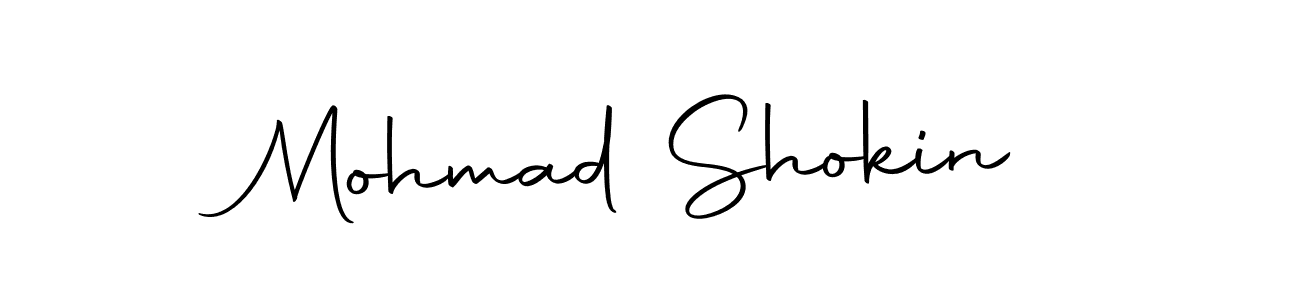 Similarly Autography-DOLnW is the best handwritten signature design. Signature creator online .You can use it as an online autograph creator for name Mohmad Shokin. Mohmad Shokin signature style 10 images and pictures png