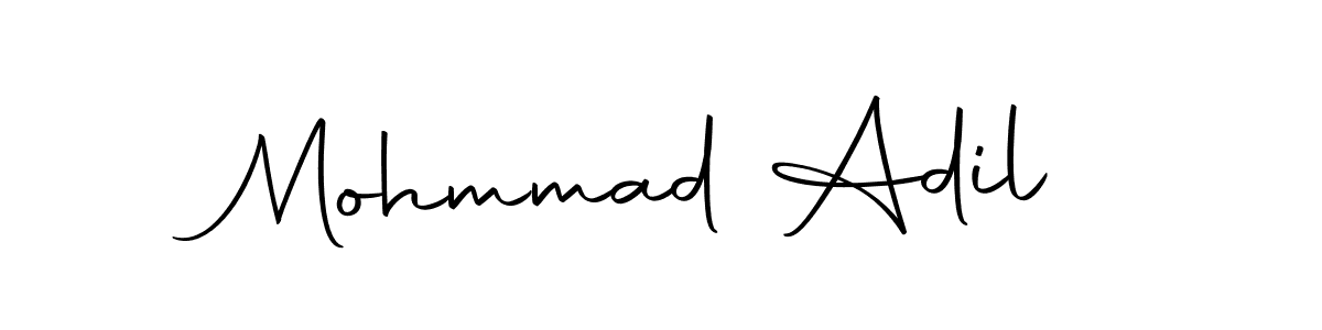 Make a beautiful signature design for name Mohmmad Adil. With this signature (Autography-DOLnW) style, you can create a handwritten signature for free. Mohmmad Adil signature style 10 images and pictures png