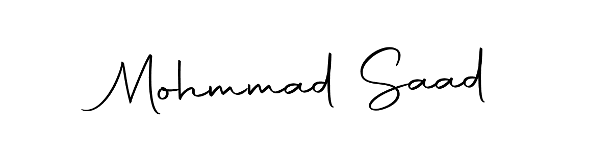 Use a signature maker to create a handwritten signature online. With this signature software, you can design (Autography-DOLnW) your own signature for name Mohmmad Saad. Mohmmad Saad signature style 10 images and pictures png