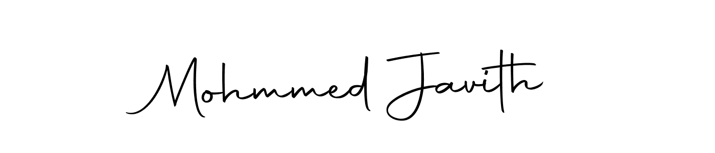 How to make Mohmmed Javith signature? Autography-DOLnW is a professional autograph style. Create handwritten signature for Mohmmed Javith name. Mohmmed Javith signature style 10 images and pictures png