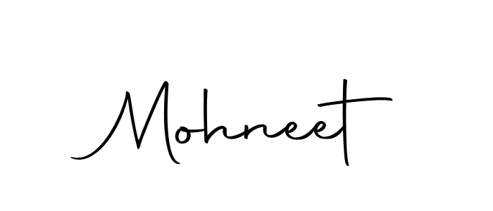 How to make Mohneet name signature. Use Autography-DOLnW style for creating short signs online. This is the latest handwritten sign. Mohneet signature style 10 images and pictures png
