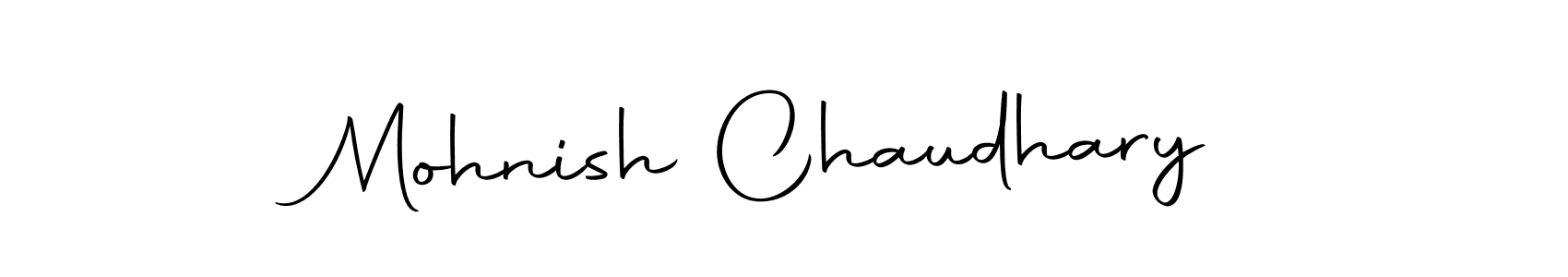 Make a beautiful signature design for name Mohnish Chaudhary. Use this online signature maker to create a handwritten signature for free. Mohnish Chaudhary signature style 10 images and pictures png