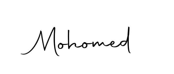 You should practise on your own different ways (Autography-DOLnW) to write your name (Mohomed) in signature. don't let someone else do it for you. Mohomed signature style 10 images and pictures png