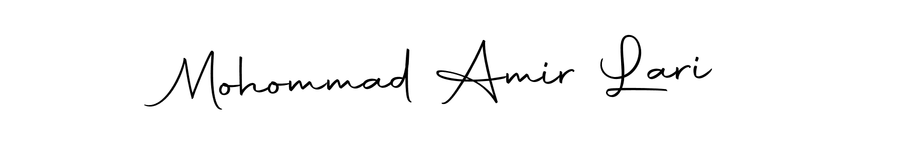 Create a beautiful signature design for name Mohommad Amir Lari. With this signature (Autography-DOLnW) fonts, you can make a handwritten signature for free. Mohommad Amir Lari signature style 10 images and pictures png