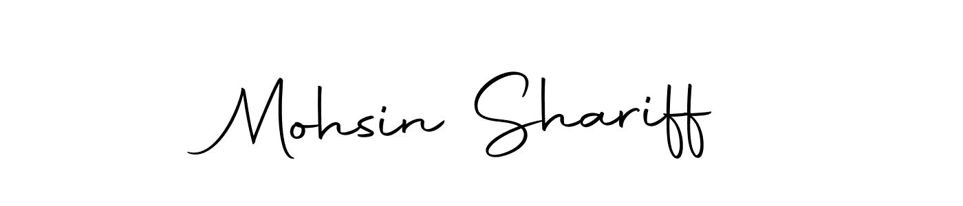 Design your own signature with our free online signature maker. With this signature software, you can create a handwritten (Autography-DOLnW) signature for name Mohsin Shariff. Mohsin Shariff signature style 10 images and pictures png