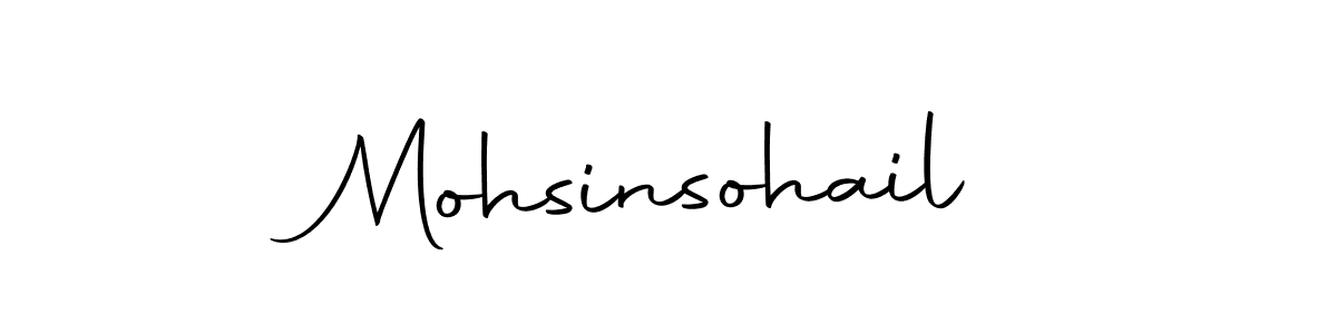 Make a beautiful signature design for name Mohsinsohail. With this signature (Autography-DOLnW) style, you can create a handwritten signature for free. Mohsinsohail signature style 10 images and pictures png