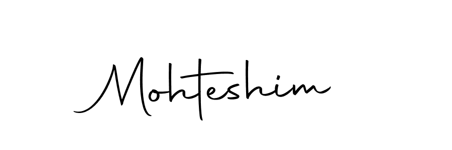 Create a beautiful signature design for name Mohteshim. With this signature (Autography-DOLnW) fonts, you can make a handwritten signature for free. Mohteshim signature style 10 images and pictures png