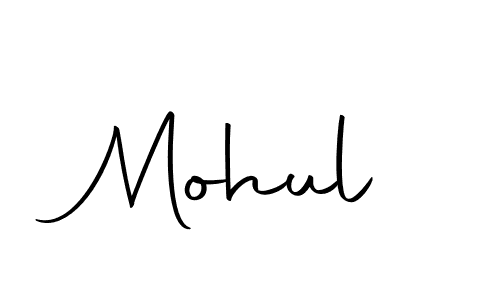 Create a beautiful signature design for name Mohul. With this signature (Autography-DOLnW) fonts, you can make a handwritten signature for free. Mohul signature style 10 images and pictures png