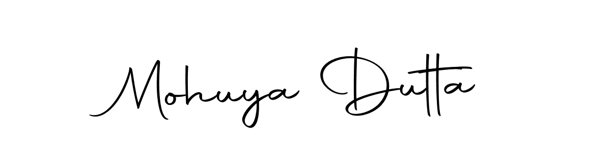 Also we have Mohuya Dutta name is the best signature style. Create professional handwritten signature collection using Autography-DOLnW autograph style. Mohuya Dutta signature style 10 images and pictures png