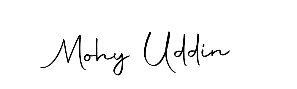 Create a beautiful signature design for name Mohy Uddin. With this signature (Autography-DOLnW) fonts, you can make a handwritten signature for free. Mohy Uddin signature style 10 images and pictures png