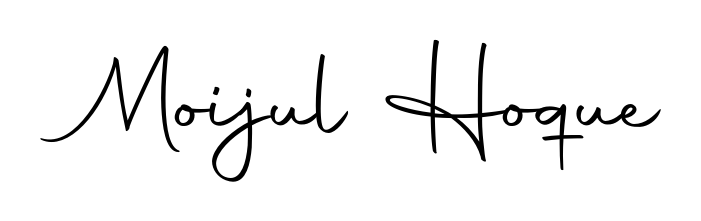 Generate high-definition signature styles for Moijul Hoque. The Autography-DOLnW typeface ensures crisp legibility and sophisticated design. Moijul Hoque signature style 10 images and pictures png